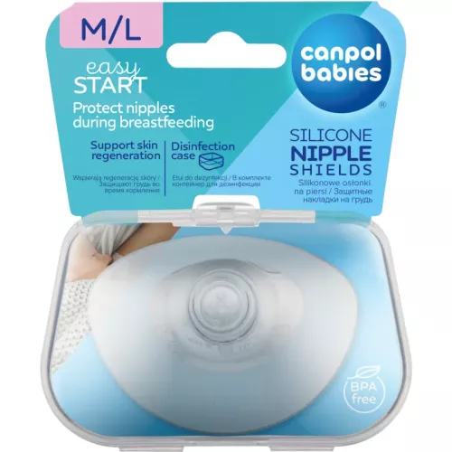 Canpol babies EasyStart proteggi capezzoli taglia M/L 2 pz