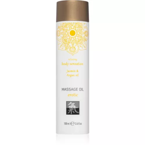 HOT Shiatsu olio corpo per massaggi Erotic Jasmin & Argan Oil 100 ml