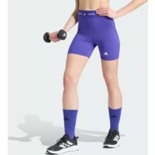 Adidas Leggings corti TECHFIT Pure Purple Donna M - 10cm