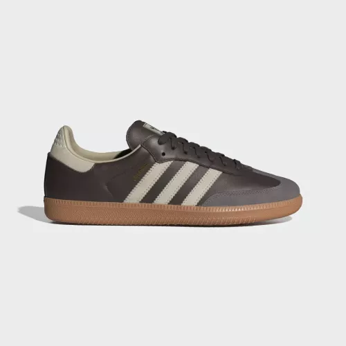 Adidas Scarpe Samba OG Unisex Brown / Putty Grey / Gold Metallic 48