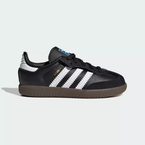 Adidas Scarpe Samba OG Comfort Closure Elastic Lace Cloud White / Core Black / Gum Bambini 22