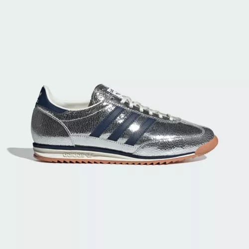 Adidas Scarpe SL 72 OG Unisex Silver Metallic / Collegiate Navy / Off White 38 2/3