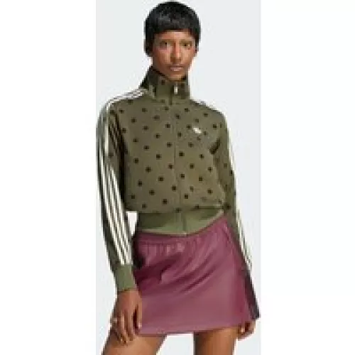 Adidas Giacca da allenamento SATIN POLKA DOTS TT Olive Strata Donna XL