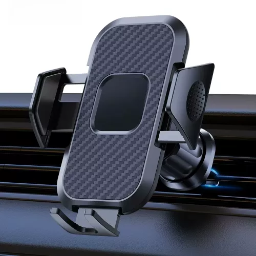 Supporto per telefono per auto, supporto per telefono universale con bloccaggio automatico TOPK Upgrade con clip a gancio per presa d'aria per auto pe
