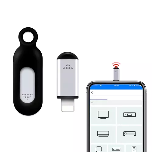 Trasmettitore a infrarossi per smartphone Mini telecomando universale sostitutivo per fotocamera ventola condizionatore d'aria TV smartphone iOS