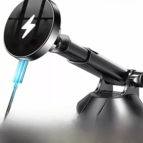 UYUXIO Cruscotto Magnetico Senza Fili Adattatore per Caricabatterie per Auto 15W Parabrezza Supporto per Telefono per Auto per iPhone 16 15 14 Pro Max