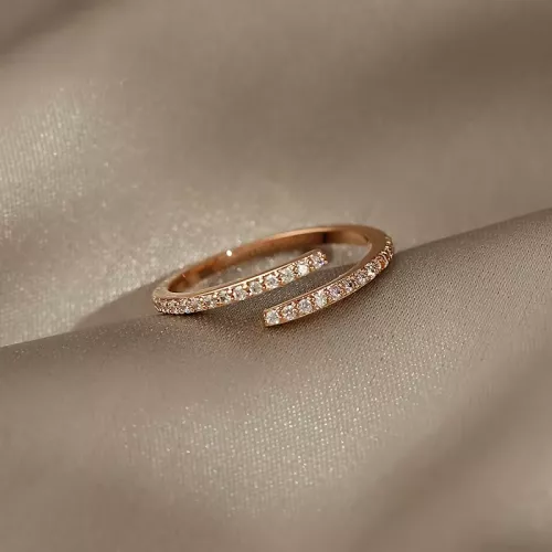 Anelli geometrici minimalisti color oro rosa per donna Gioielli di moda coreani Nuovi accessori gotici Set di anelli semplici per ragazza studentessa