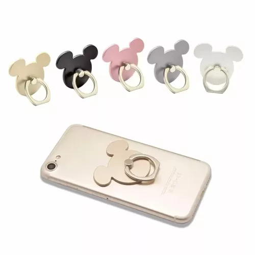 Presa per telefono cellulare con anello per dito con Design a gatto e Mouse per supporto per Smartphone e custodia per telefono