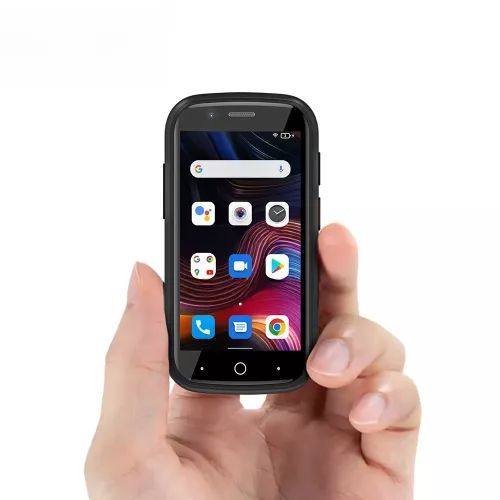 Unihertz Jelly 2E Mini 4G Android 12 Smartphone sbloccato 4 + 64GB con scheda SD grigio argento e supporto vocale VoLTE HD