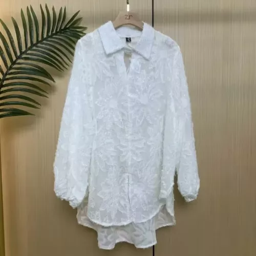 2025 Primavera ed estate Nuovo jacquard e cardigan con bottoni a maniche lunghe di media lunghezza sottile e alla moda Top ampio ed elegante
