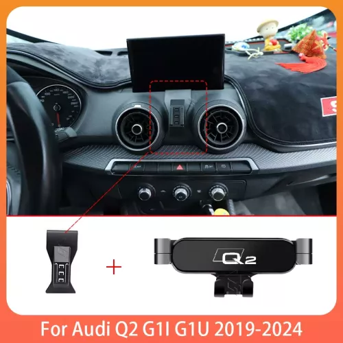 Supporto per telefono cellulare per auto per Audi Q2 GA 2019-2024 Supporto speciale per telefono cellulare regolabile Base per GPS Accessori per suppo