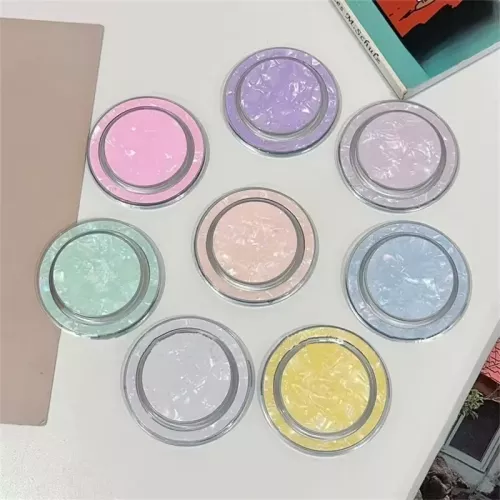 Supporto magnetico rotondo colorato con glitter di lusso Grip Tok Griptok Supporto per supporto per telefono per iPhone 15 per Pad Magsafe Smart Tok