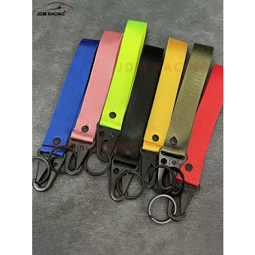 Portachiavi con nastro in tinta unita alla moda, cordino, regalo aziendale, portachiavi, uomo, donna, portachiavi per auto, portafoglio in vita, porta