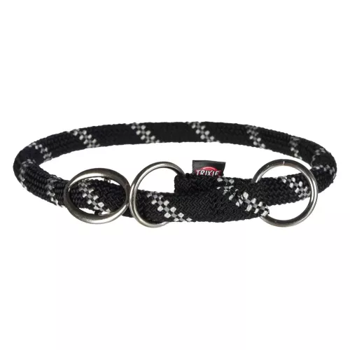 TRIXIE SPORTY ROPE COLLARE SEMISTRANGOLO TG. S-M (40 CM. / Ø 8 MM.) NERO