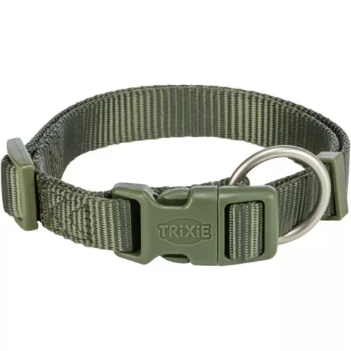 TRIXIE PREMIUM COLLARE TG. L-XL 40-65 CM. / 25 MM. VERDE OLIVA