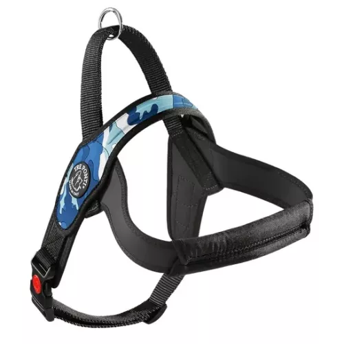 TREPONTI PETTORINA PRIMO HOLI ONYX TG.XXL (40-60 KG.) CAMOUFLAGE BLU