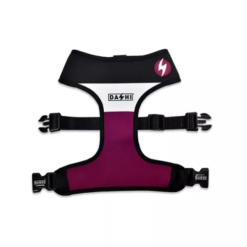 DASHI PETTORINA STRIPES3 NEO MESH RED & BLACK TG. XSMALL