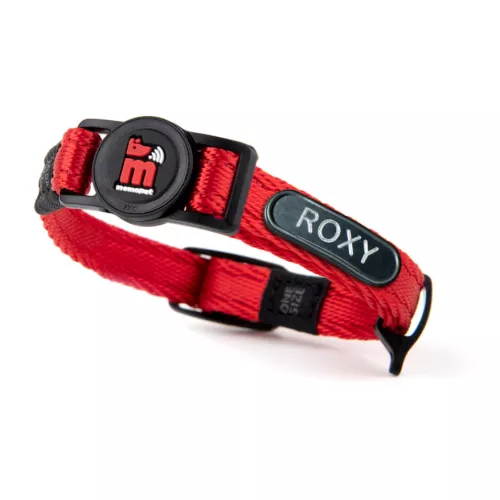 Collare per Gatto memopet® ID Personalizzabile Rosso (21-28cm)