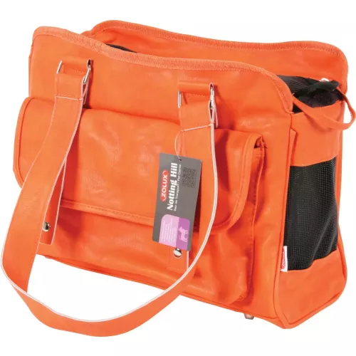 ZOLUX BORSA TRASPORTINO NOTTING HILL TG. S 16 x 35 x 25 CM. ARANCIO