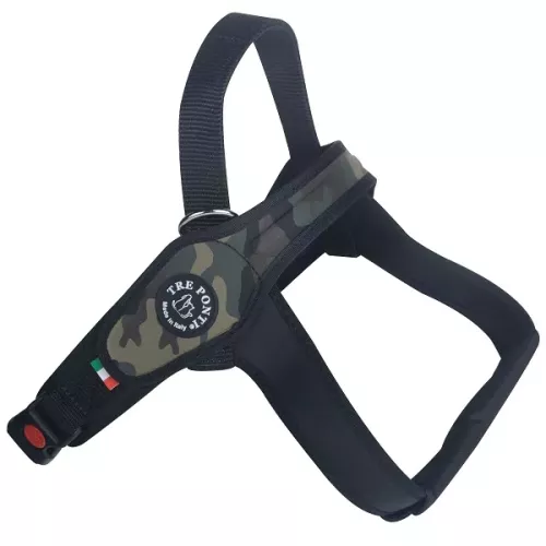 TREPONTI PETTORINA PRIMO CAMOUFLAGE TG.M (10-20 KG.) MIMETICA EUROPA