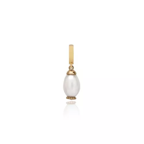 Christina charm parel 610-G08 - Zilver verguld