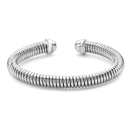 Zilveren klemarmband tubogas 7,5 mm