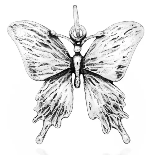 Zilveren vlinderhanger Giovanni Raspini