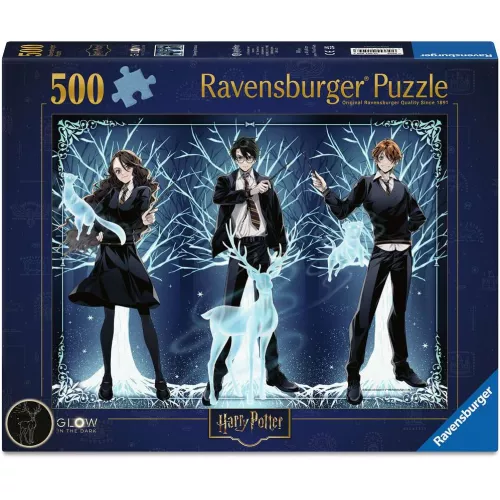 Glow in the Dark Harry Potter Puzzel (500 stukjes)
