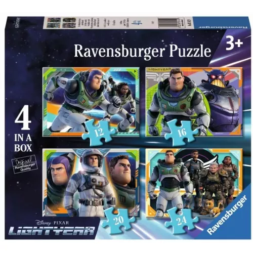 Disney Lightyear Puzzel (4 in 1)