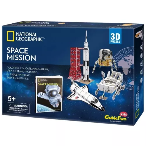 3D Puzzel - National Geographic Space Mission (80 stukjes)