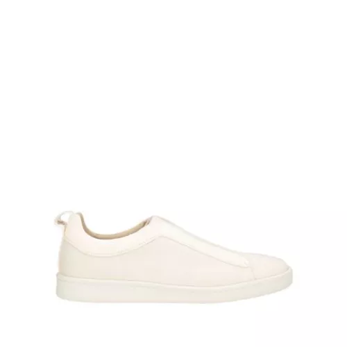 Gran Sasso 42 Man Ivory Trainers Leather, Textile fibres