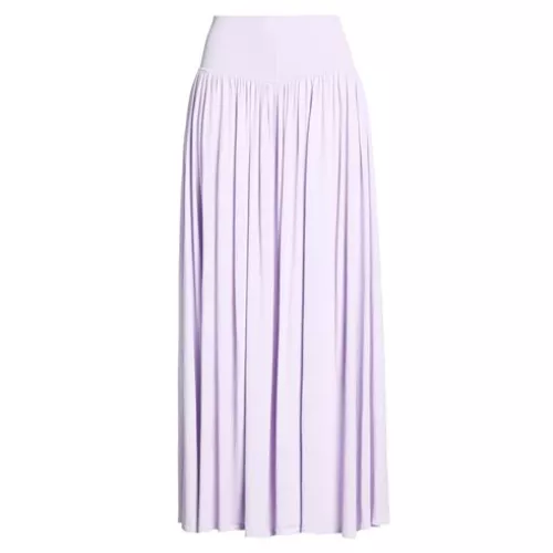 Zimmermann Women Lilac Maxi skirt Viscose, Polyamide, Elastane