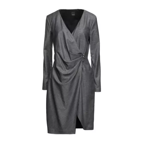 Pinko Women Lead Mini dress Viscose, Polyester, Wool, Polyamide, Elastane