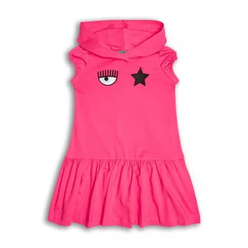 Chiara Ferragni 10 Girl Fuchsia Kids’ dress Cotton, Elastane