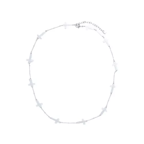 Dsquared2 -- Man White Necklace Metal