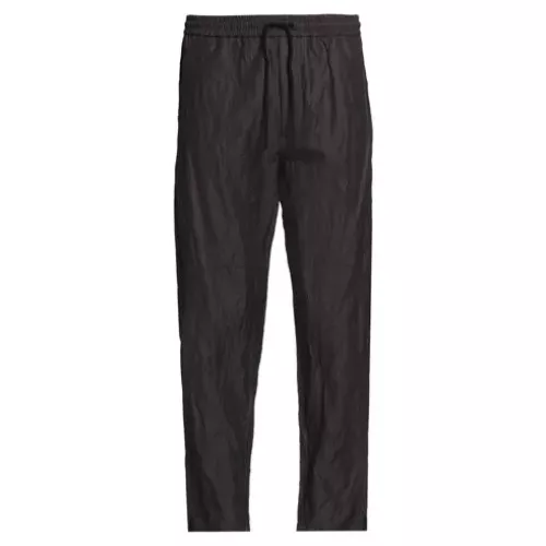 Giorgio Armani Man Black Trouser Viscose, Cotton, Metallic fiber, Polyamide