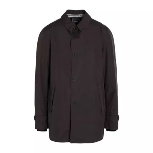 Herno Man Dark brown Overcoat & Trench Coat Polyester