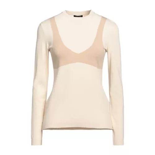 A.w.a.k.e. Mode Women Beige Jumper Viscose, Polyester
