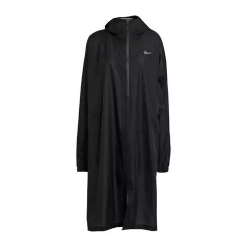 Nike Women Black Overcoat & Trench Coat Nylon