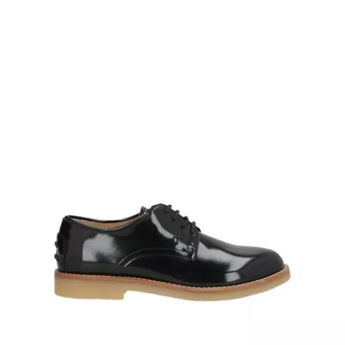 Tod's Junior 34 Boy Black Lace-up shoes Leather