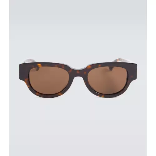 Bottega Veneta Tortoiseshell oval sunglasses  brown  One size