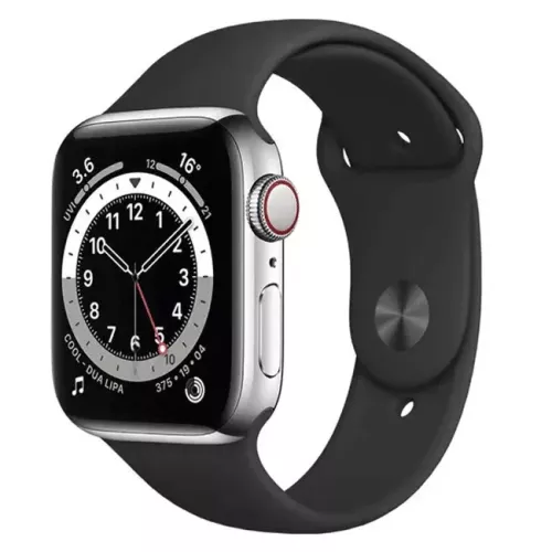 Apple Watch Series 6 44mm Cellular Stainless Steel (Simlockvrij) - Zilver / Gebruikt