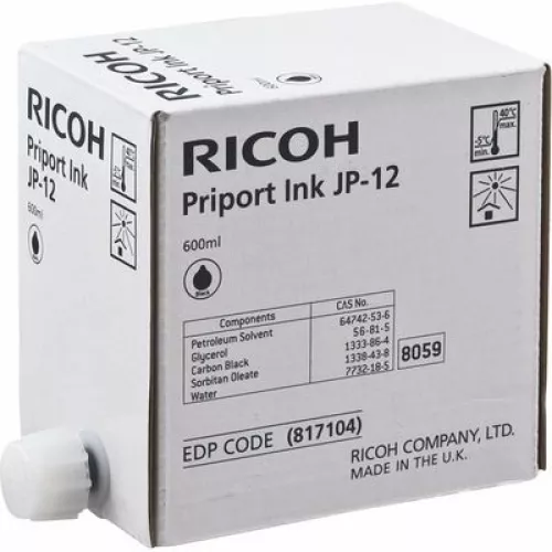 Ricoh Inktcartridge 817104 (JP12) Zwart