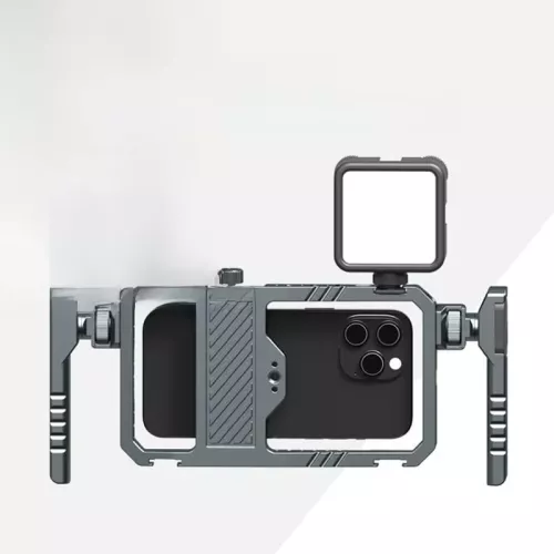 Leaplight Universele Handheld Smartphone Kooi Voor Iphone 15 14 Pro / Pro Max Samsung Huawei Video Kooi Mobiele Telefoon Stabilisator