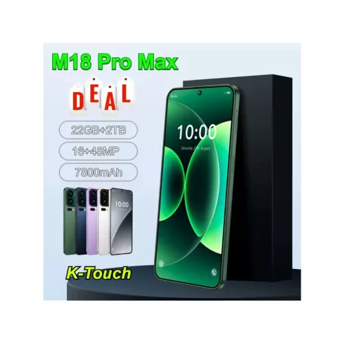 K-Touch Smartphone 5G voor M18 Pro Max Smart Mobiele Telefoons 7,3 inch HD Volledig Scherm Goedkope Mobiele Telefoon Android 22GB+2TB Ontgrendeld 7800