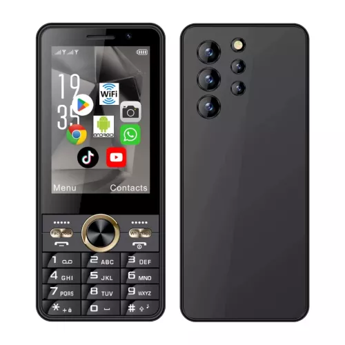 UNIWA Touchscreen Toetsenbord 4G Telefoon Android 8.1 Dual Sim-kaart Quad Core 3.5Inch2GB + 16GB 2500mAh Whatsapp GPS HOOP XS24 Smartphone