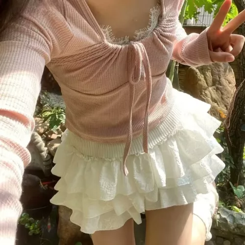Kawaii minirokken dames A-lijn hete meisjes zoete Kpop mode zomerkleding all-match Lolita Temper Ю Nadal Taw 2019 Minimalistische Ins