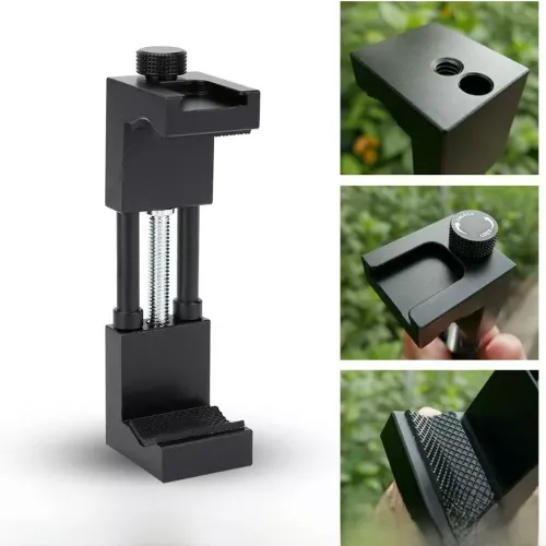 Universele Telefoonhouder Klem Smartphone Clip Houder Mount Beugel, Aluminium Telefoon Statief Adapter Met Koude Schoen Mount