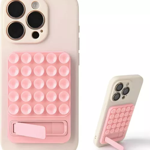 Siliconen zuigtelefoonhouder Spiegel Douche Telefoonhouder Opvouwbare zelfklevende smartphones Accessoire voor selfies en video's