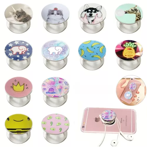 Populaire Opvouwbare Grip Telefoon Houder Ondersteuning Smartphone Popping Telefoonhouder Zak Socket Grip Standaard Voor Telefoons Tablets